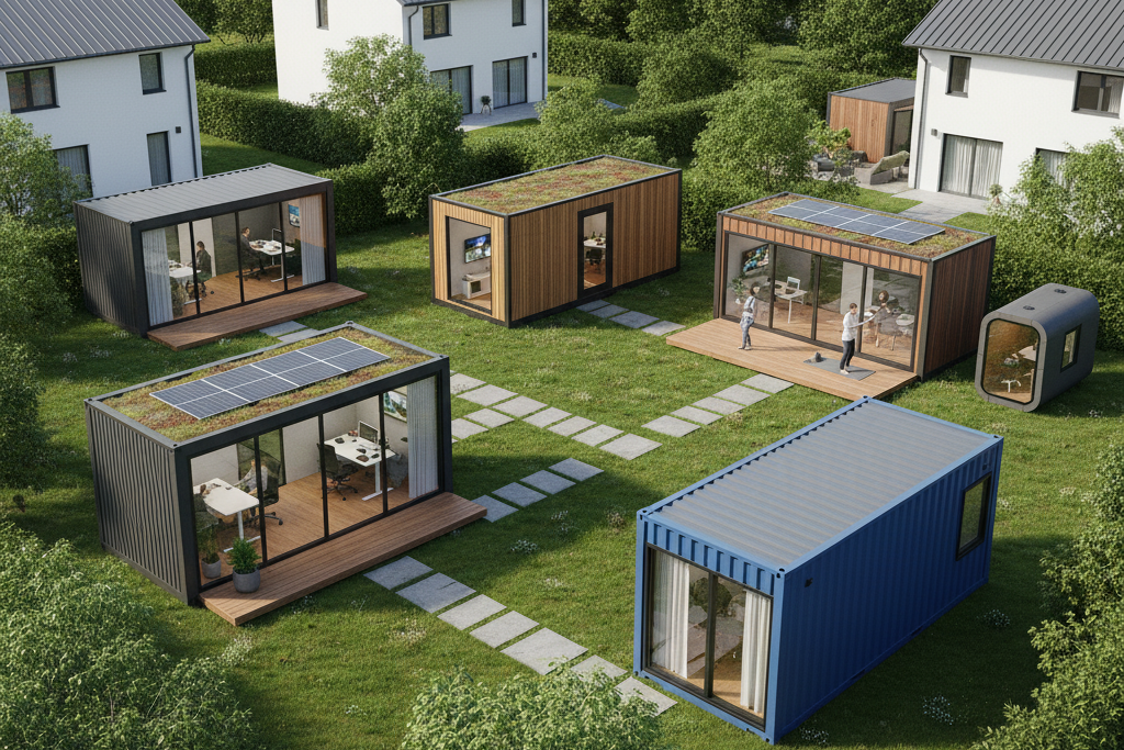 Commercial office design for container-office / shopping container